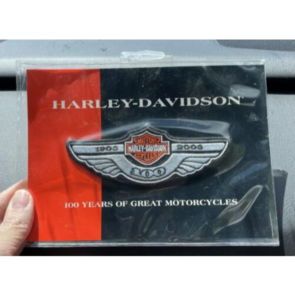 Rare HARLEY-DAVIDSON 100th Anniversary Wing Patch NIB Small Logo 97912-02V